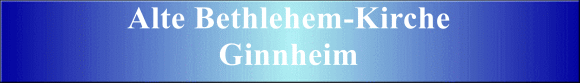 Alte Bethlehem-Kirche Ginnheim