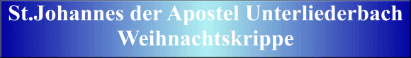 St.Johannes der Apostel Unterliederbach Weihnachtskrippe