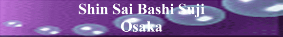 Shin Sai Bashi Suji Osaka